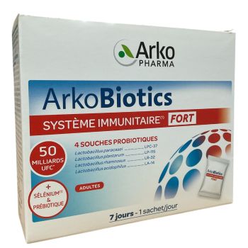Arkobiotics système immunitaire fort Arko Pharma - boite de 7 sachets 