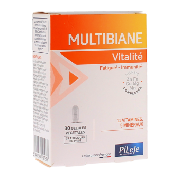 Multibiane vitalité Pileje - boîte de 30 gélules