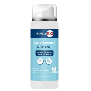 Mousti K.O gel apaisant crépitant Marque Verte - flacon de 50ml