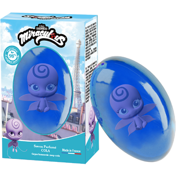 Savon solide Cola figurine Nooroo Le Comptoir du Bain x Miraculous - pain de 75g