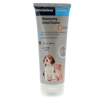 Shampoing chiot / chaton Biocanina - tube de 200 ml
