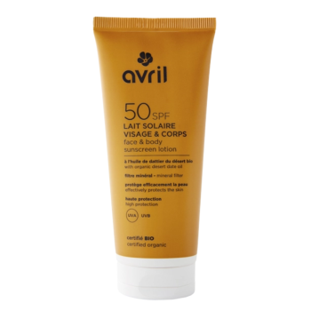 Lait solaire visage & corps spf50 Avril - tube de 100ml