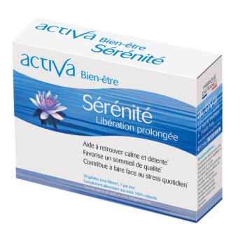 Bien-être Sérénité Activa - boîte de 30 gélules
