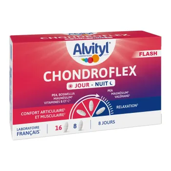 Chondroflex flash jour/nuit Alvityl - boîte de 24 comprimés