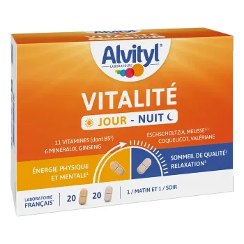 Alvityl vitalité jour/nuit - boîte de 40 comprimés