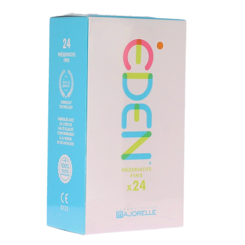 Eden préservatifs fins Majorelle - boîte de 24 préservatifs