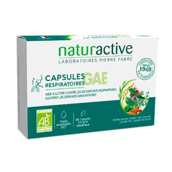 Capsules respiratoires GAE bio Naturactive - boite de 30 capsules