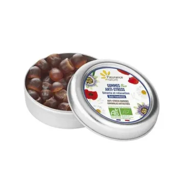 Gommes anti-stress bio Fleurance nature - boîte de 45g
