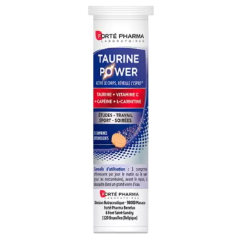 Taurine Power Forté Pharma - 15 comprimés