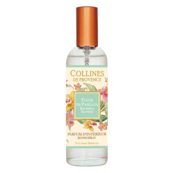 Parfum d'intérieur Fleur de Papillon Collines de Provence - spray de 100 ml
