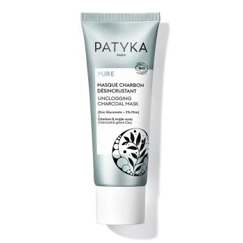 Pure Masque charbon désincrustant Patyka - tube de 50ml