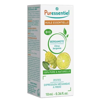 Huile essentielle bio Bergamote Puressentiel - flacon de 10 ml