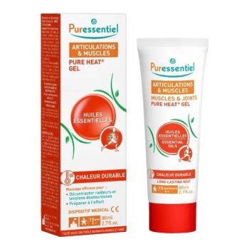 Pure Heat gel articulations et muscles Puressentiel - tube de 80ml