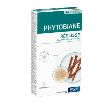 Phytobiane réglisse Pileje - boite de 15 comprimés