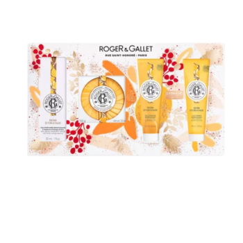 Coffret bois d'orange Roger & Gallet - coffret de 4 produits 