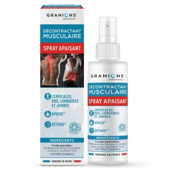 Décontractant musculaire spray apaisant Granions - spray de 100ml