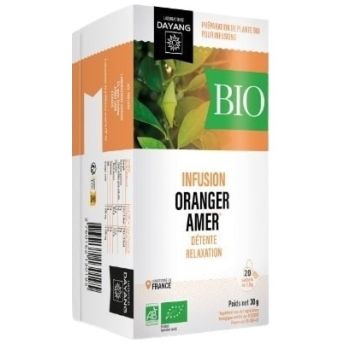 Infusion oranger amer BIO détente-relaxation Dayang - Boîte de 20 sachets