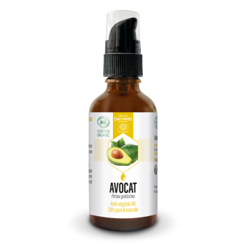 Huile végétale bio avocat Dayang - flacon-pompe de 50ml