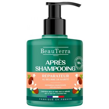 Après-shampooing réparateur Beauterra - flacon-pompe de 500ml