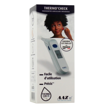Thermo'check thermomètre auriculaire AAZ - boîte d'un thermomètre 