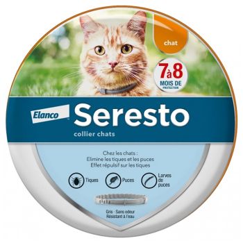 Seresto collier antiparasitaire chats Elanco - 1 collier