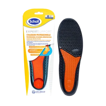 ExpertSupport Semelles Chaussure professionelle taille S Scholl - 1 paire de semelle (pointure 35,5 à 40,5)