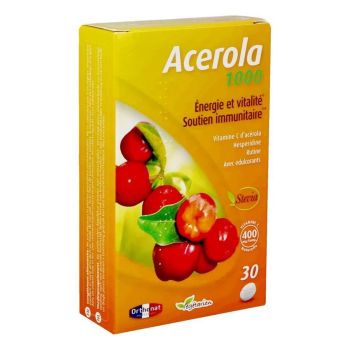 Acérola 1000 Orthonat - boite de 30 comprimés