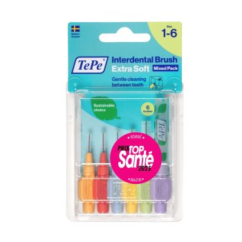 Brossettes interdentaires extra souple TePe - boîte de 6 brossettes