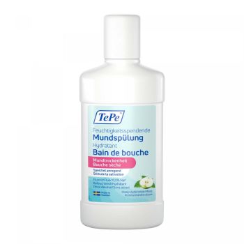 Bain de bouche hydratant bouche sèche pomme/menthe douce TePe - flacon de 500ml