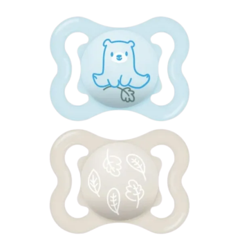 Supreme sucette silicone 2-6 mois Mam - boîte de 2 sucettes