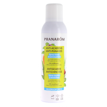 Allergoforce Spray environnement anti-acariens, anti punaises et anti-tiques Pranarôm - spray de 150 ml