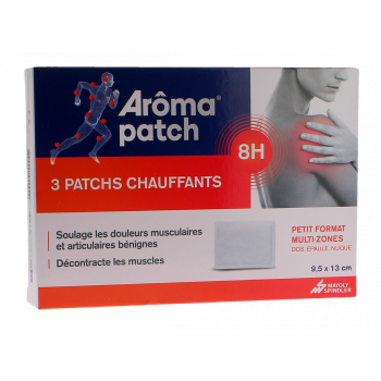 Arôma patch petit format multi-zones Mayoly Spindler - 3 patchs chauffants de 9,5 x 13 cm