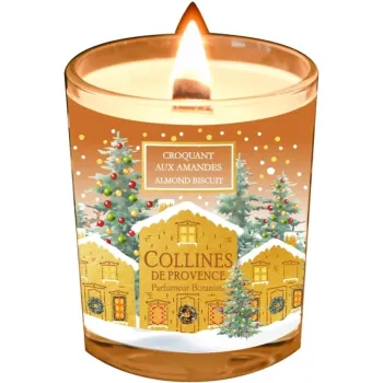 Bougie parfumée Croquant aux amandes Collines de Provence - bougie de 75g