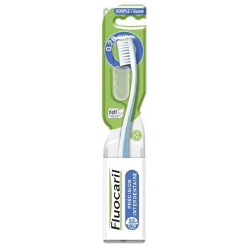 Brosse à dents souple Précision interdentaire Fluocaril - une brosse à dents