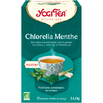 Chlorella Menthe bio Yogi Tea - 17 sachets