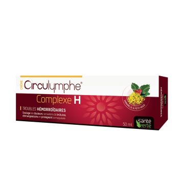 Circulymphe Complexe H Troubles Hémorroïdaires Santé Verte - tube de 50 ml