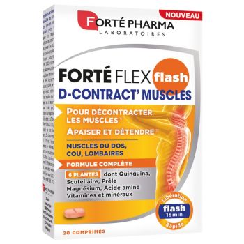FortéFlex flash D-Contract' muscles Forté Pharma - boite de 20 comprimés