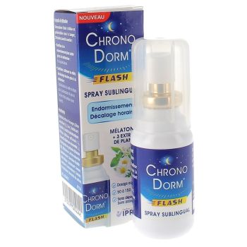Complément alimentaire spray sublingual chronodorm flash Iprad - spray de 30 ml