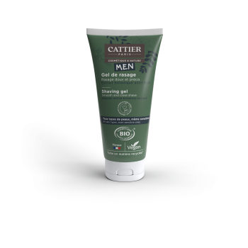 Gel de rasage bio homme Cattier - tube de 150 ml