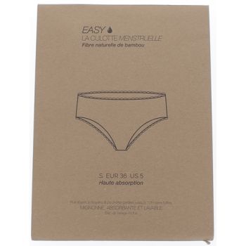 Culotte menstruelle Easy - une culotte et sa poche de lavage
