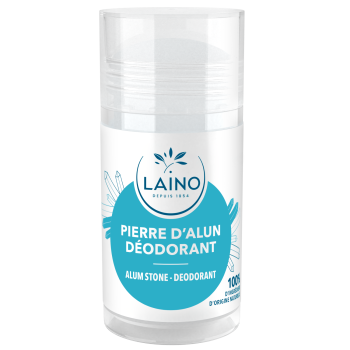 Déodorant pierre d'alun Laino - bloc de 75 g