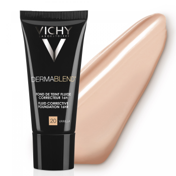 Dermablend Fond de teint fuilde correcteur 16h Vanilla 20 Vichy - tube de 30 ml