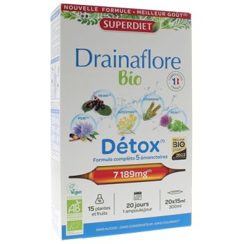 Drainaflore Bio Super Diet - 20 ampoules