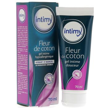 Gel intime fleur de coton Intimy - Tube de 70 ml