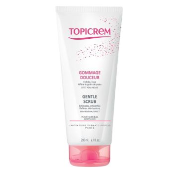 Gommage douceur visage et corps Topicrem - tube de 200 ml