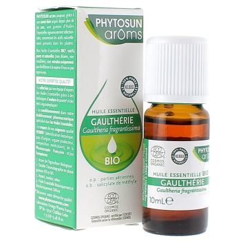 Huile Essentielle Gaulthérie Phytosun Arôms - flacon de 10 ml