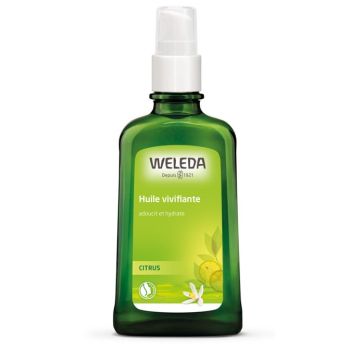Huile Vivifiante Citrus Weleda - flacon à pompe de 100 ml