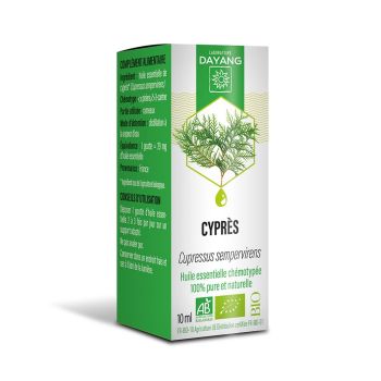 Huile essentielle Cyprès bio Dayang - Flacon de 10ml