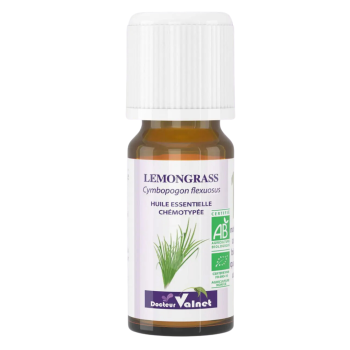 Huile essentielle Lemongrass Bio Dr Valnet - 10 ml