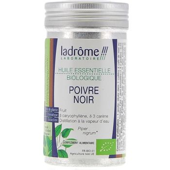 Huile essentielle poivre noir Bio Ladrôme - flacon de 10 ml